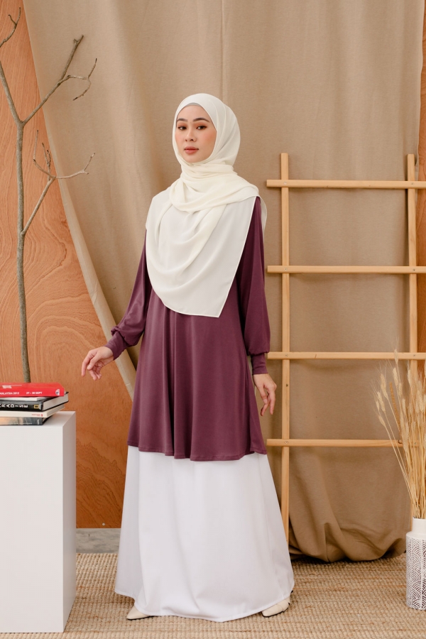 Luna Blouse - Plum